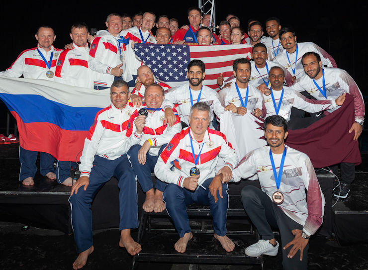 World 8-Way Champions and Silver & Bronze Winners